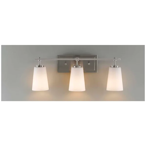 Feiss VS14903-BS Sunset Drive Brushed Steel 3 Light Vanity
