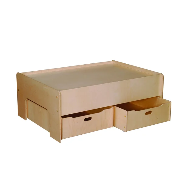 Little Colorado Play Table w/Drawers - Natural