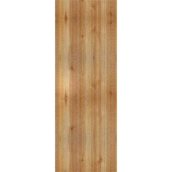 16 7/8x22W x 47x22H TimberCraft Five 3 3/8x22 Boards Joined Board-n-Batten Shutters w/Z-Bar - Rough Sawn Western Red Cedar (Per P