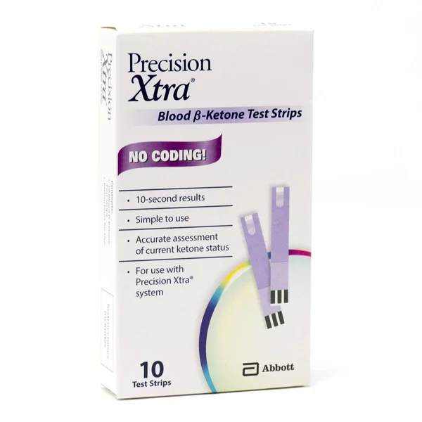 Abbott New 50 Ketone Test Strips Abbott for Precision Xtra Keto EXP August 2021