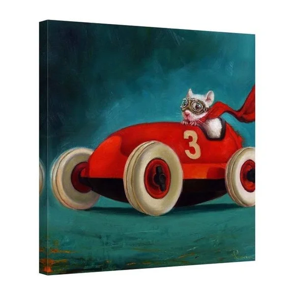 Easy Art Prints Lucia Heffernan's 'Speed Racer' Premium Canvas Art (36 x 36)