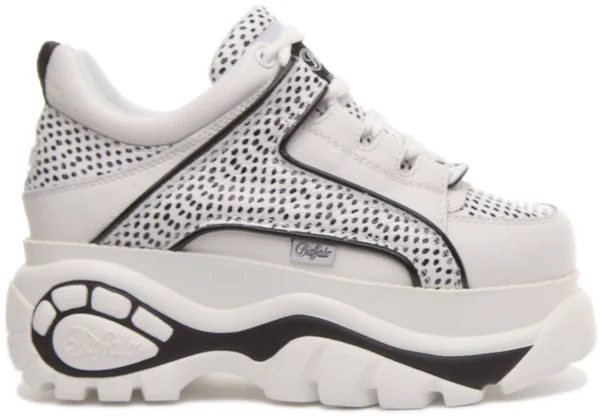 Buffalo 1339-14 2.0 in White Black for Women