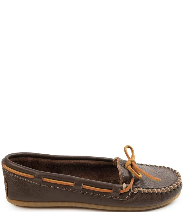 Minnetonka Boat Moc 9.5 Women's Red