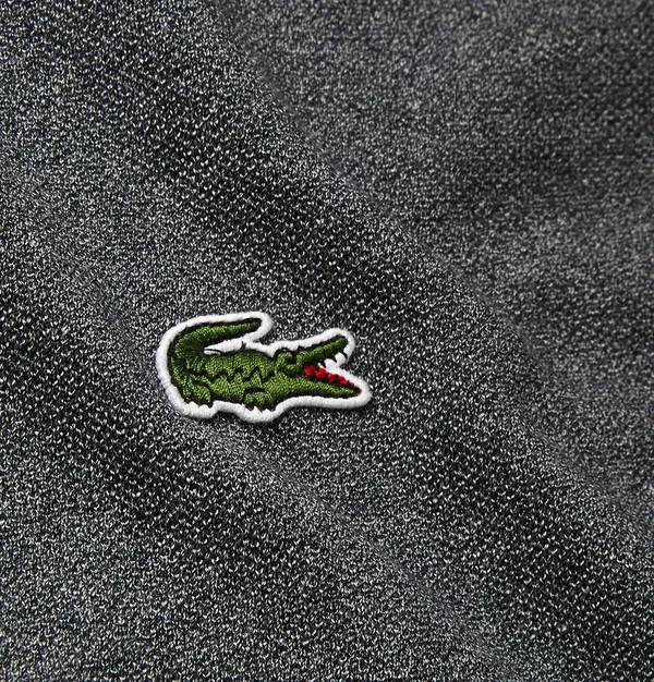 Lacoste Short Sleeved Polo T Shirt Grey
