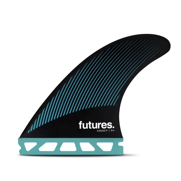 Futures R4 Legacy Thruster Fin Set Teal/Black