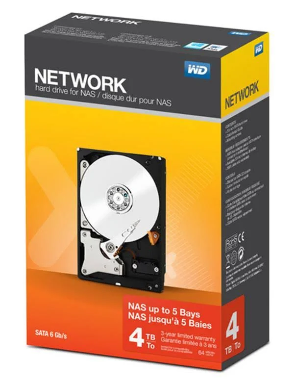 Western Digital 4TB Network NAS Hard Drive