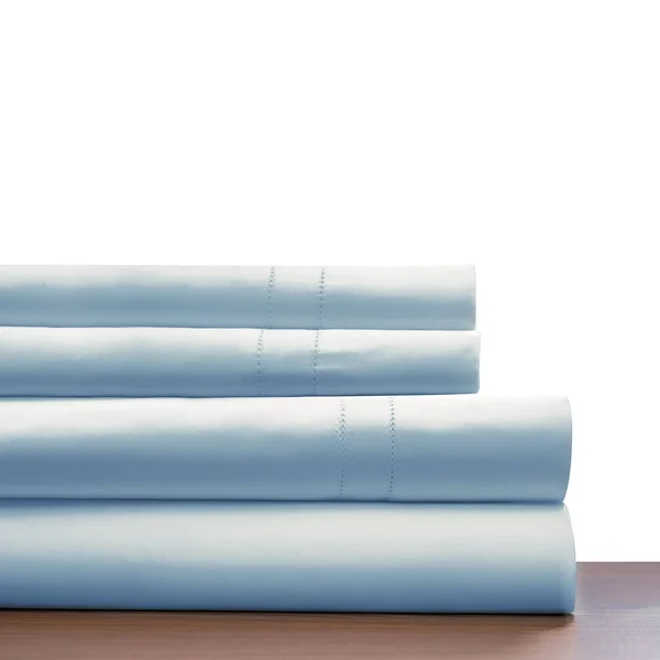 Pointehaven Deep Pocket 620 Thread Count Long Staple Cotton Sheet Set (Queen - Grey)