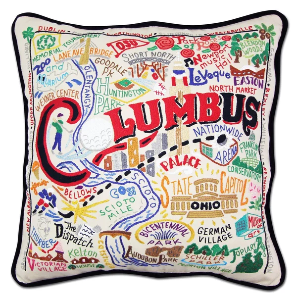 Columbus Pillow by Catstudio