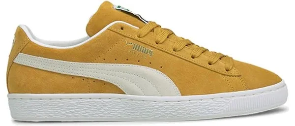 Puma Suede Classic 21 &Honey Mustard& Honey Mustard/White Sneakers/Shoes 374915-05 (Size: US 5.5)