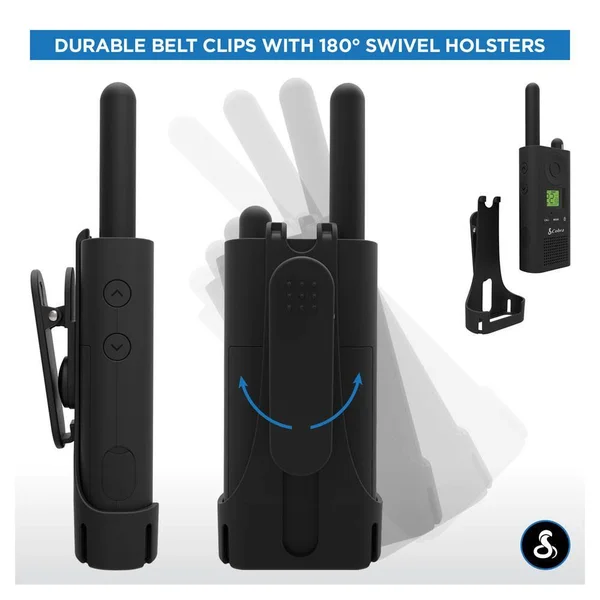 Cobra PX880BC4-SV01 PX880 Pro Business 2-Watt FRS Walkie Talkie Bundle (8 Pack)