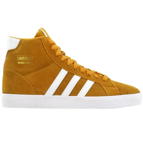 Adidas Basket Profi Shoes Yellow 11 - Mens Originals High Tops