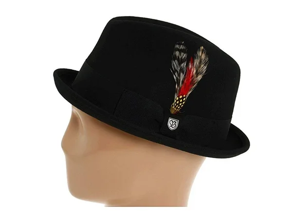 Brixton - Gain Fedora Hat - Black - XL