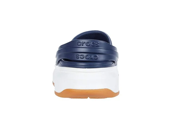 Crocs Navy, White Crocband Full Force Clog Shoes
