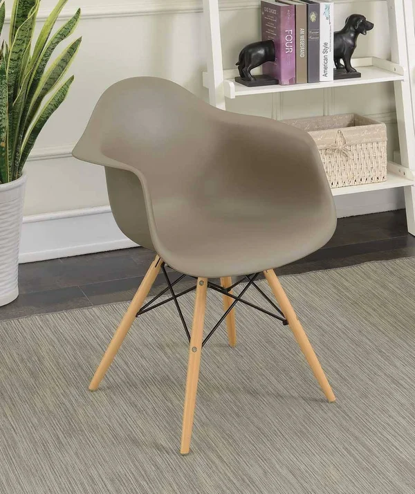 Furniture of America Shego I Modern Dining Arm Chair - Set of 2 - Brown