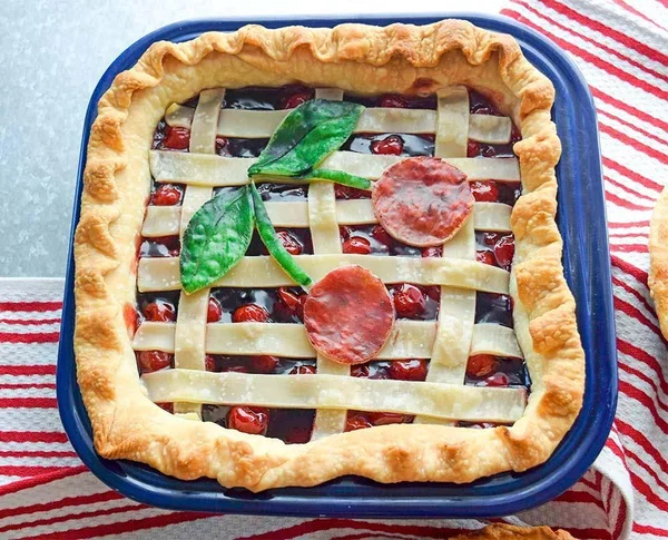 Fiesta Scarlet Square Baker - 9 in.