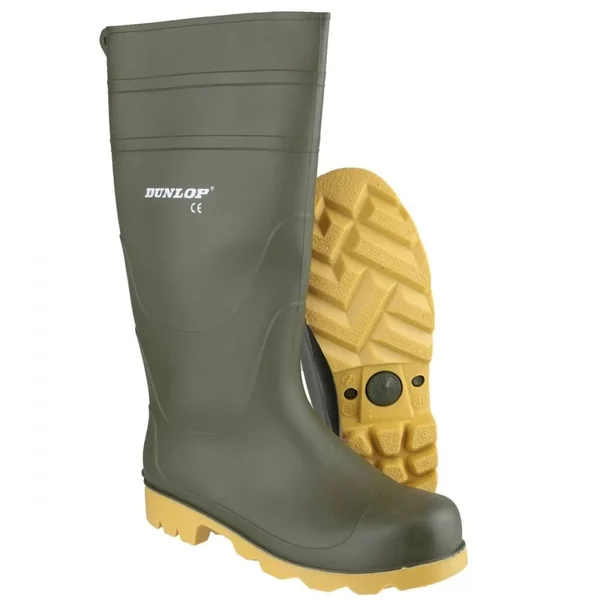 Dunlop Universal PVC Welly, Mens Wellington Boots, Rain Boots