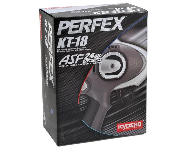 Kyosho Perfex KT-18 ASF 2.4GHz Transmitter for Mini-Z Racer Black