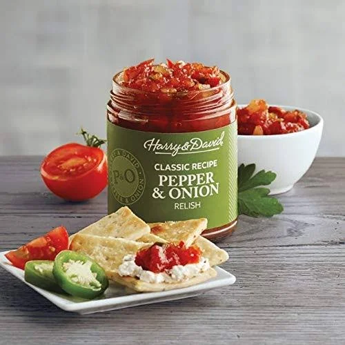 Harry & David Classic Recipe Pepper & Onion Relish, 10 Ounces (12-Pack)