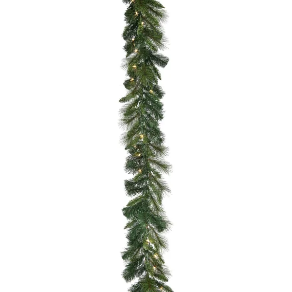 Pre-Lit Belgium Mix Garland 9& X18