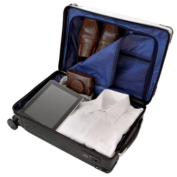 Mojo Carolina Panthers Premium 2-Toned 21 in. Carry-On Hardcase in White