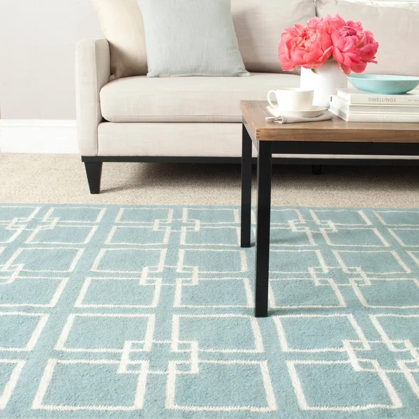 Safavieh 5& x 8& Martha Stewart Square Dance Cement Gray Rug
