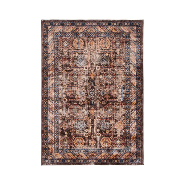 Safavieh Bijar Celie Traditional Distressed Oriental Rug - 6&7x22 x 6&7x22 Square - Brown/Ivory