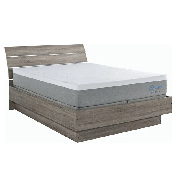 Slumber Solutions Choose Your Comfort 12-Inch Gel Memory Foam Mattress Set - California King - Firm