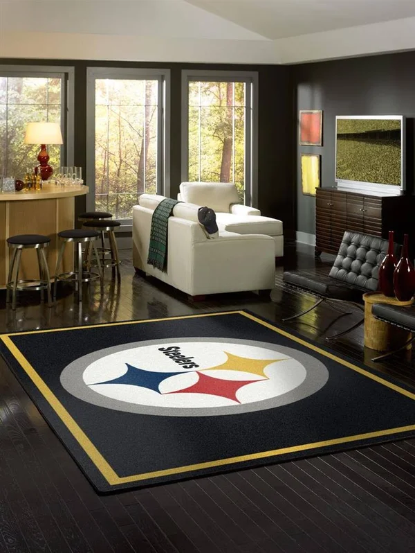 Indiana College Team Spirit Area Rug by Milliken - 5&4x22 x 7&8x22