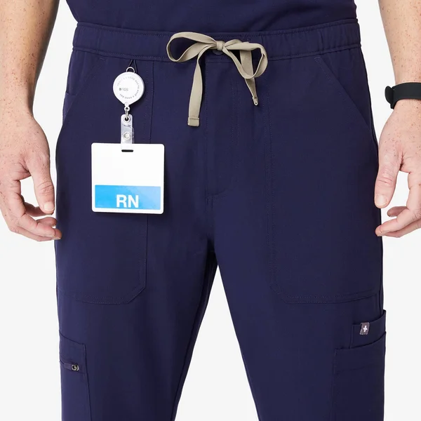 Figs Mens Navy Cairo - Tall Cargo Scrub Pants