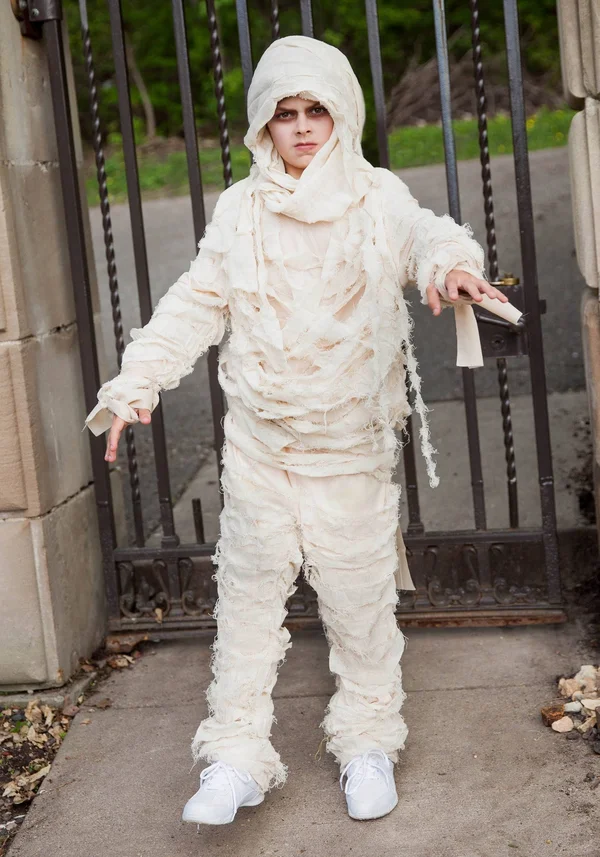 Mummy Costume for Boys - Original Halloween Costume, Kids, Boys, Beige, M, FUN Costumes