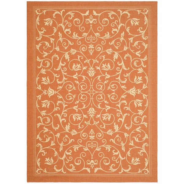 Safavieh Courtyard CY2098-1E06 5&3x22 x 7&7x22 Olive - Natural Area Rug