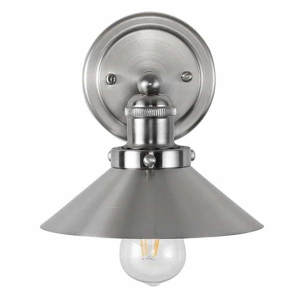 July Metal Shade Sconce - Nickel by Jonathan Y - 1 Bulb