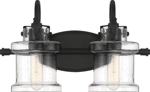 Quoizel Lighting DNY8602EK Danbury Bath 2 Light Earth Black