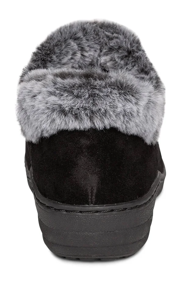 Aetrex Chrissy Waterproof Suede Faux Fur Lined Ankle Booties - 37(7M)