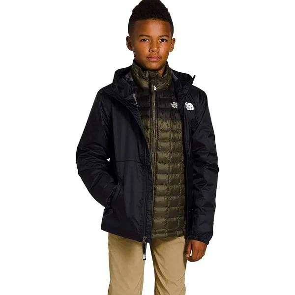 The North Face Youth Zipline Rain Jacket - XL - TNF Black