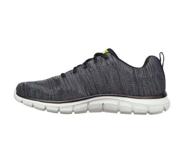 Skechers Men's Track - Front Runner Sneakers, Charcoal/Black, 10.5