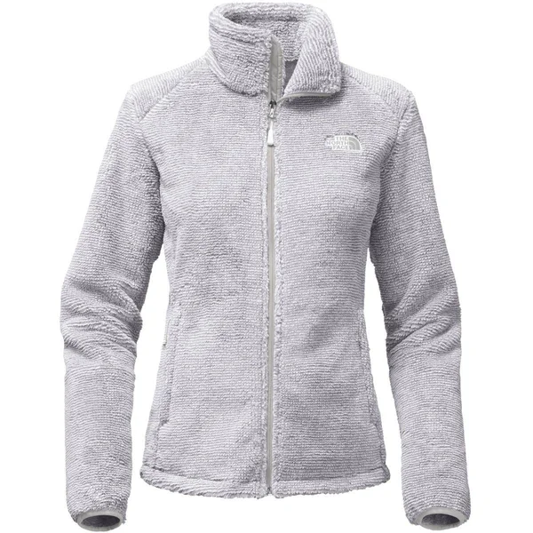 The North Face Women's Osito 2 Jacket TNF White - Metallic Silver Stripe M
