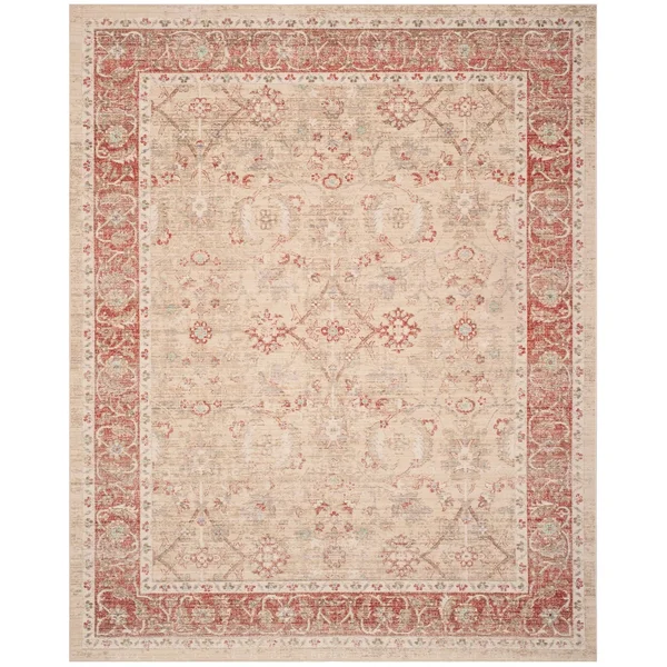 Safavieh Windsor Lucia Framed Floral Rug, Beige
