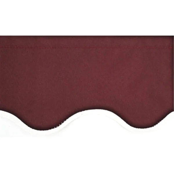 Aleko 12&x10& Retractable Patio Awning - Burgundy Color