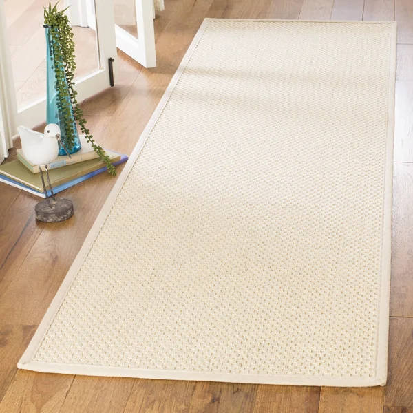 Safavieh Natural Fiber NF150A Ivory/Light Beige 6& x 6& Round Area Rug