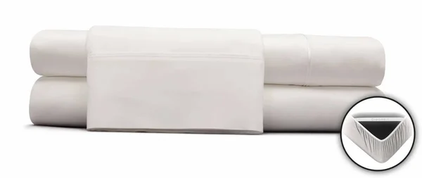 DreamFit Degree 4 Egyptian Cotton California King Sheet Set, Snowflake
