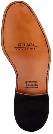 Johnston & Murphy Men's Melton Cap Toe Oxfords, Burgundy, 12 C Width