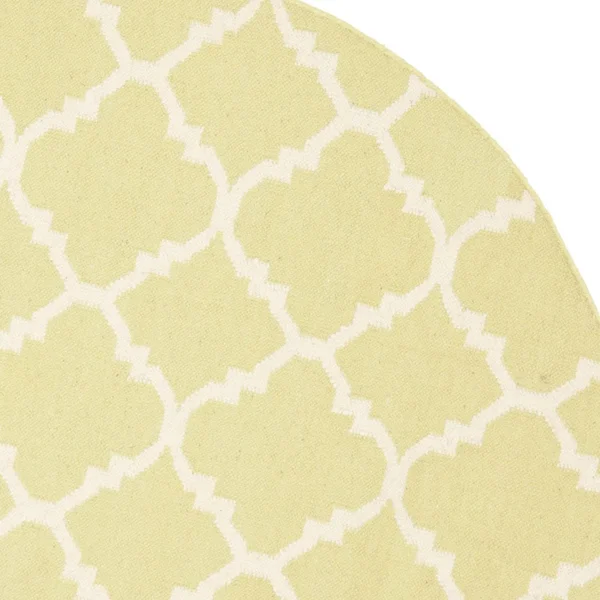 Safavieh Dhurries DHU554A Light Green, Ivory 5& x 8& Area Rug
