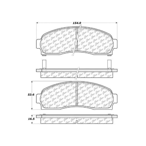 Centric Fleet Performance Brake Pad