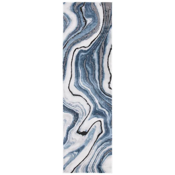 Safavieh Craft Rug Collection CFT819Y - Grey - Green - 2&-7x22 x 5&