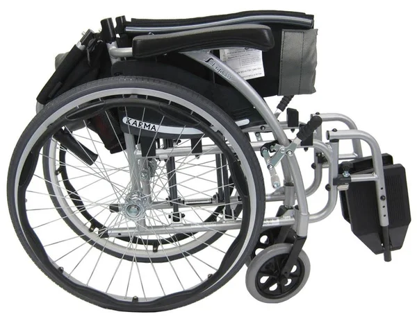 Karman S-Ergo 115 Ultra Lightweight Ergonomic Wheelchair 20x22 Seat - SWG Away Footrest, Quick Release Wheels, Silver