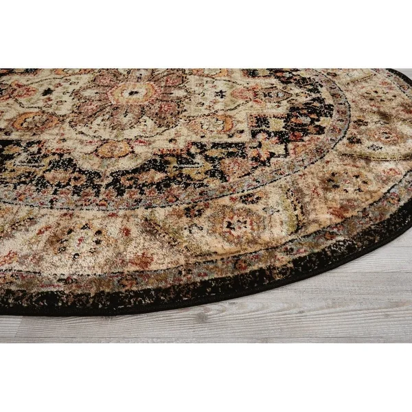 Nourison Delano DEL05 3&11x22 x 5&11x22 Blue Area Rug