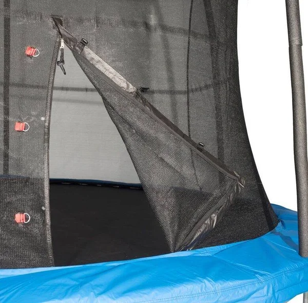 Jumpking 10 Foot Outdoor Trampoline 78sqft & Safety Net Enclosure - Blue JK10VC1