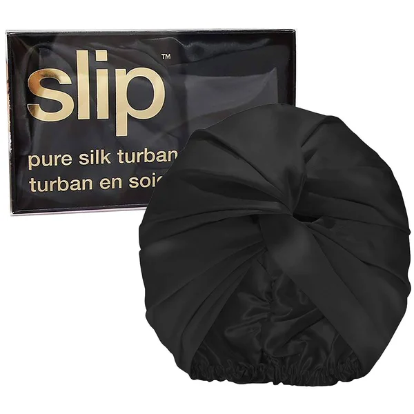 Slip - Pure Silk Turban - Black