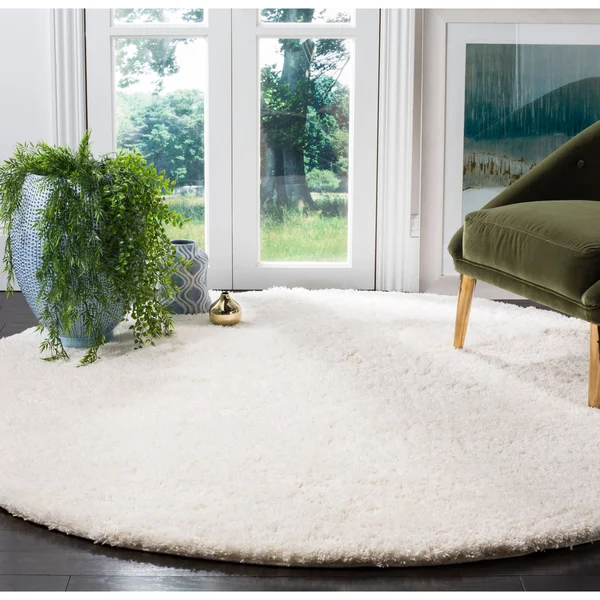 Safavieh Reno Shag Creme 9& x 12& Rug